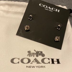 Coach | Jewelry | Coach Stud Earrings | Poshmark